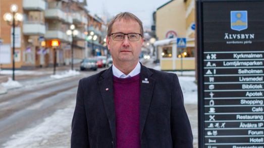 Tomas Egmark, kommunalråd i Älvsbyns kommun. Foto Peter Lundberg